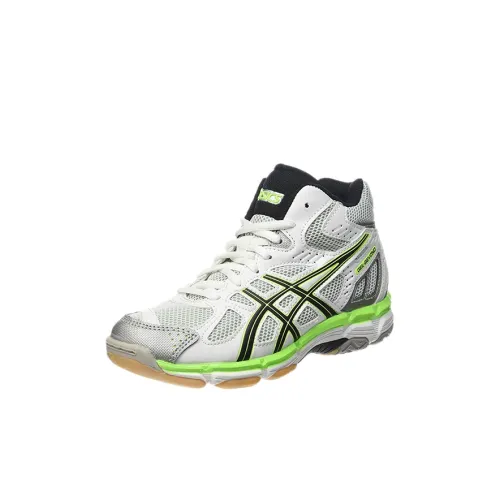 Asics Гель Beyond 3 MT Устойчивые к истиранию Волейбол Кроссовки для тренировок Белый черный зеленый Детский