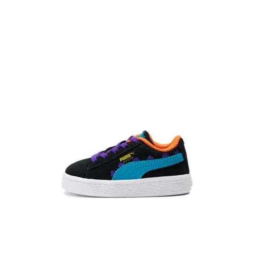 Rugrats X PUMA Suede Series Низкие Топ Обувь для малышей Черный Infant и Toddler