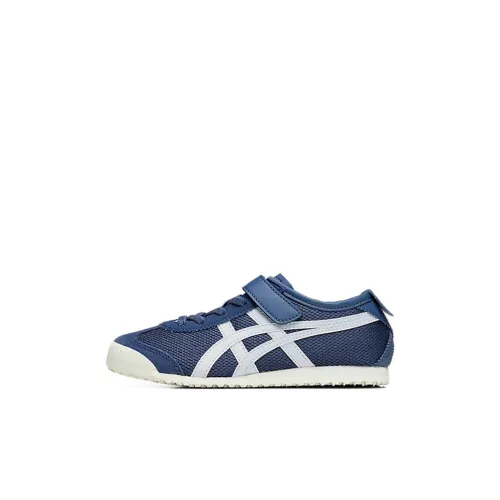 Onitsuka Tiger Mexico 66 Low Топ Детские беговые кроссовки Синий для детей 3-7 лет