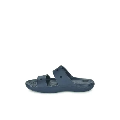 Crocs противоскользящие дышащие легкие быстросохнущие детские домашние тапочки темно-синие для детей