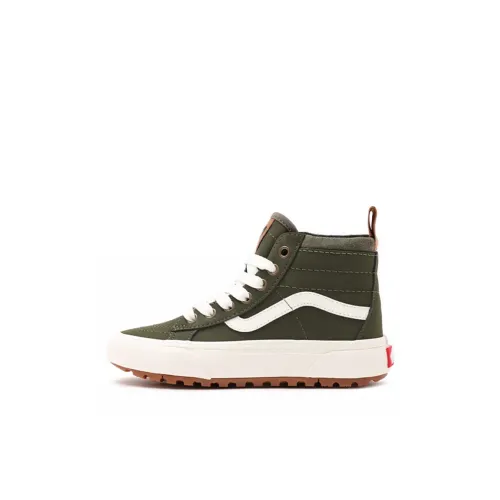 Vans SK8 MTE 1 High Топ Детские Скейтбординги Зеленый Белый для детей 3-7 лет