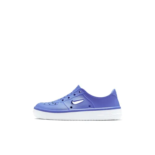 Nike Air FORCE 1 Low Топ Скейтборд Кроссовки Фиолетовый Белый Для детей 3-7 лет