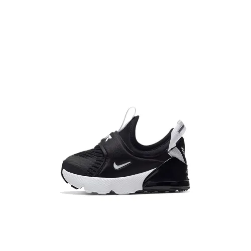 Nike Air Max 270 Extreme Low Топ Беговые кроссовки Черный белый Для малышей и детей дошкольного возраста