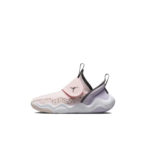 Jordan 23 7 Амортизация Износостойкий MID Топ Детские Баскетбольные Кроссовки Розовые Детские Возраст 3-7 Лет