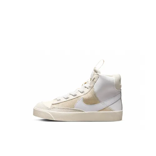 Nike Blazer '77 SE D MID Топ Детские Скейтбординги Бежевый Children Возраст 3-7 лет