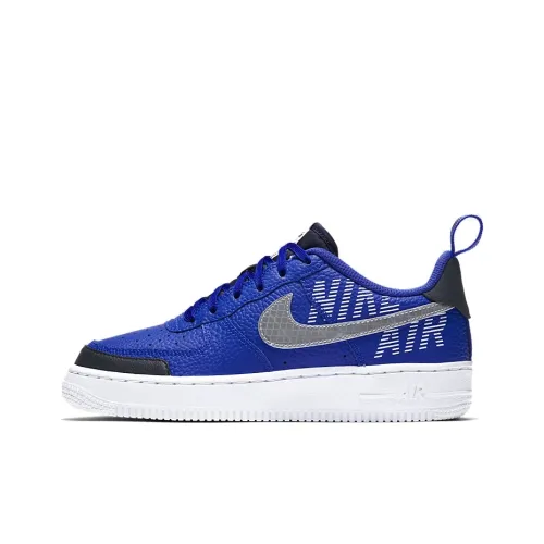 Nike Air FORCE 1 LV8 2 Slip-resistant Low Top Детские Скейтбординги Гоночный Синий Подростки