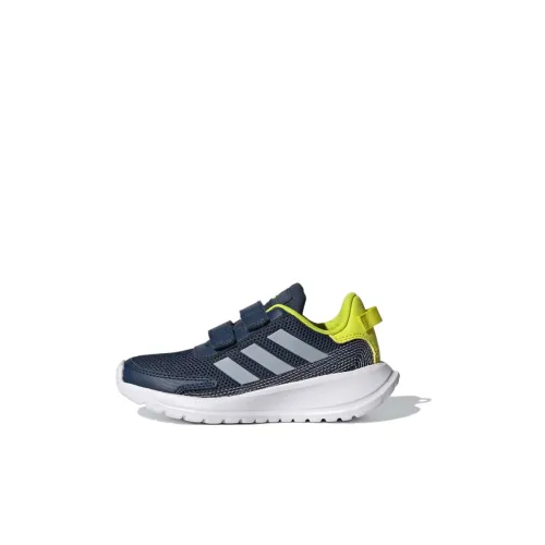 Adidas Tensor Дышащий Низкий Топ Детская Беговая Обувь Синий Желтый Для Детей Возрастом 3-7 Лет