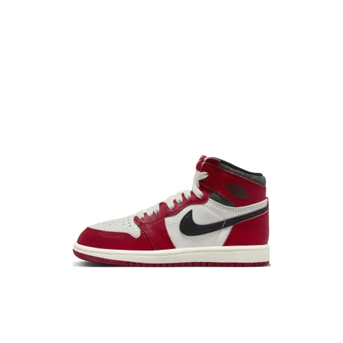 Jordan Air Jordan 1 Детские баскетбольные кроссовки High Топ Pre School