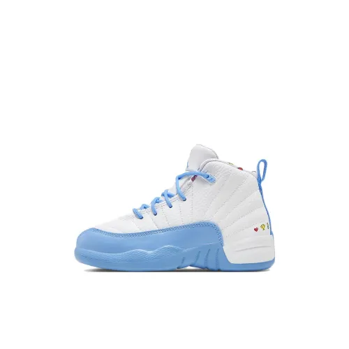 Jordan Air Джордан 12 Детские баскетбольные кроссовки Высокий Топ Предшкола