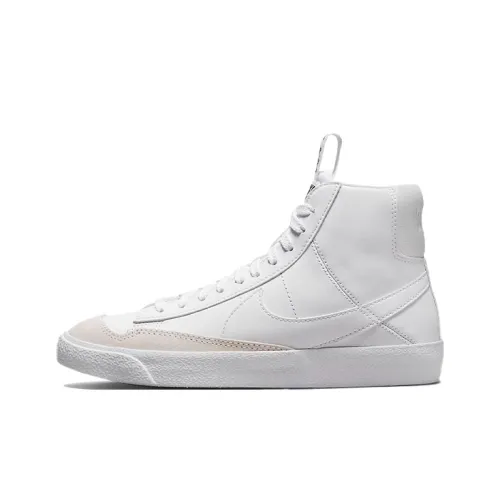 Nike Blazer '77 SE D Аbrasion Resistant Дышащий MID Топ Детские Скейтбординги Белый