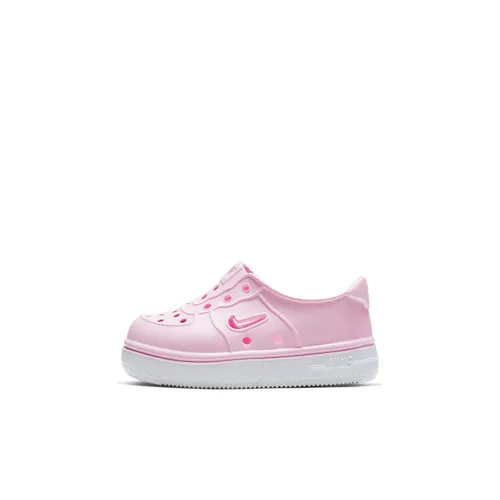Nike Air FORCE 1 Low Топ Обувь для малышей Розовый Infant и Toddler