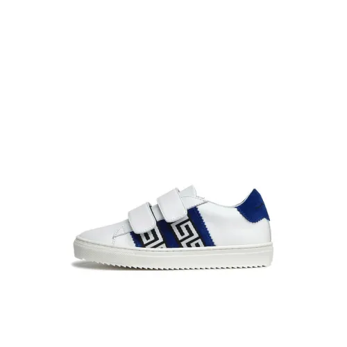 VERSACE Низкий Топ Детские Скейтбординги Белый Синий Kids