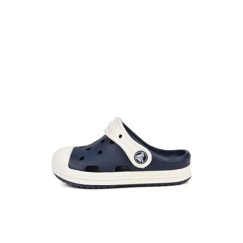 Crocs Маленький Clog Клетчатый Детский Clog Сандалии Темно-синий Детский