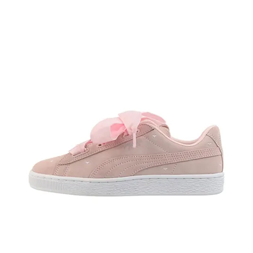 PUMA Suede Series Детские Скейтбординги Низкий Топ Школьный возраст