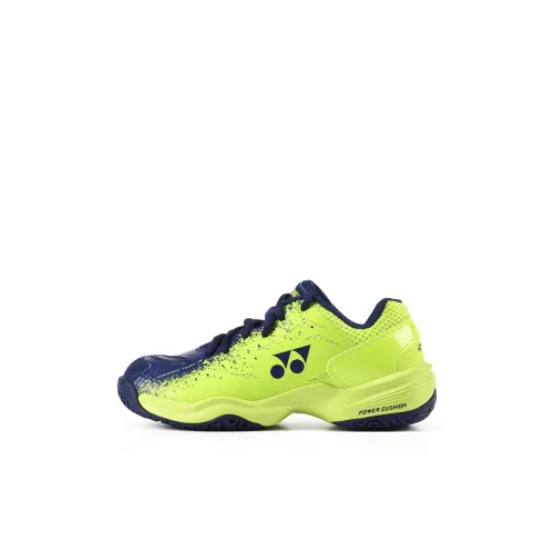 YONEX Амортизирующий Нескользящий Износостойкий Дышащий и Легкий Детские Кроссовки для Тренировок Темно-Синие Малыш