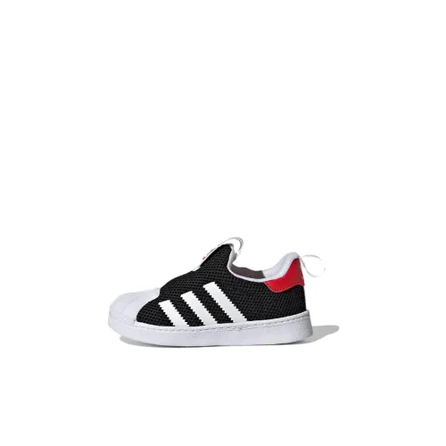 Adidas Originals Superstar 360 I Устойчивая к истиранию Низкая Обувь для малышей Черная Infant и Toddler