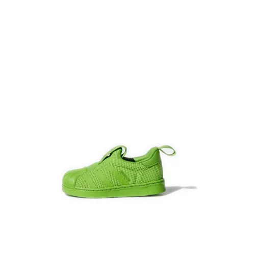 Adidas Originals SUPERSTAR 360 SC Low Топ Обувь для малышей Неоновый зеленый Infant And Toddler