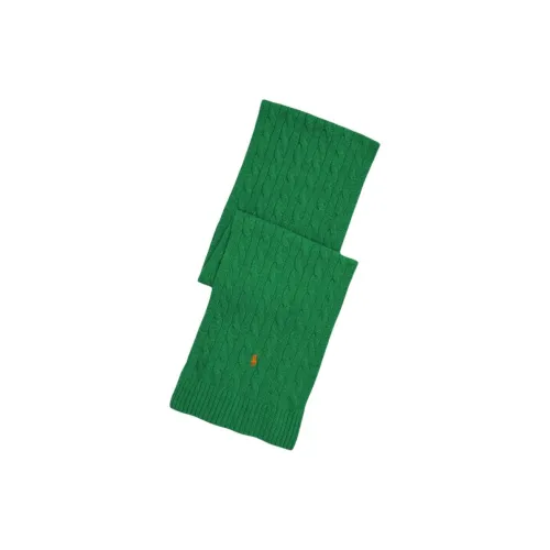 Polo Ralph Lauren Шерсть Нейлон Вязаные Шарфы Мужской Зеленый