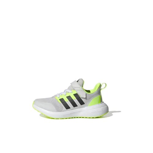 Adidas Fortarun 2,0 Амортизация Износостойкий Низкий Топ Детская Беговая Обувь Серый Зеленый Детский