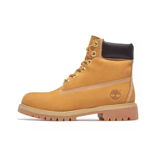 Timberland Премиум Детские кожаные сапоги для школьного возраста