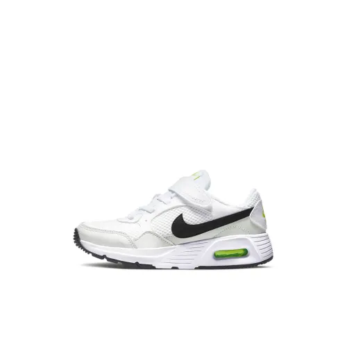 Nike Air Max SC Аbrasion Resistant Детские Лайфстайл Кроссовки Белый Черный Зеленый Для детей от 3 до 7 лет