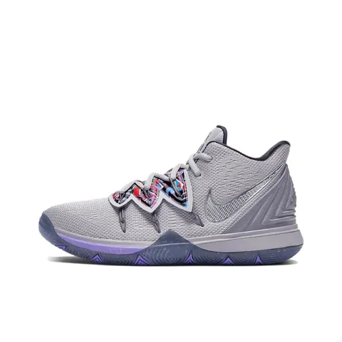 Детская баскетбольная обувь Nike Kyrie 5, модель MID, топ, школьный возраст