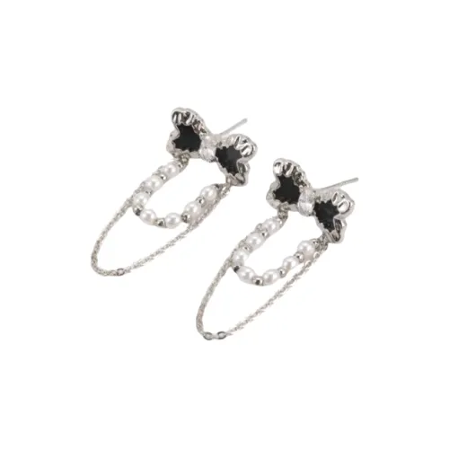 Серьги Vegetarian с цирконием унисекс