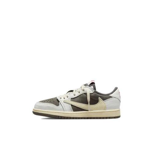 Jordan Air Jordan 1 Детские баскетбольные кроссовки Low Топ Пре-школа