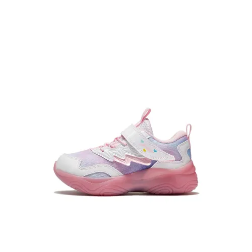 LINING YOUNG Противоскользящий амортизирующий устойчивый к истиранию низкий топ детские повседневные туфли розовый