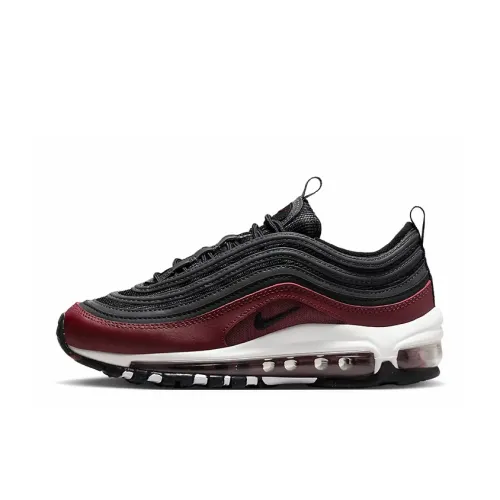 Nike Air Max 97 GS Low Топ Kids Lifestyle Shoes Черный Красный Подростки