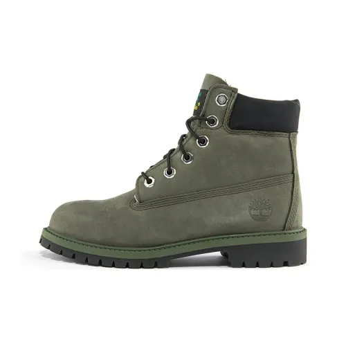 Timberland Детские кожаные сапоги для школьного возраста