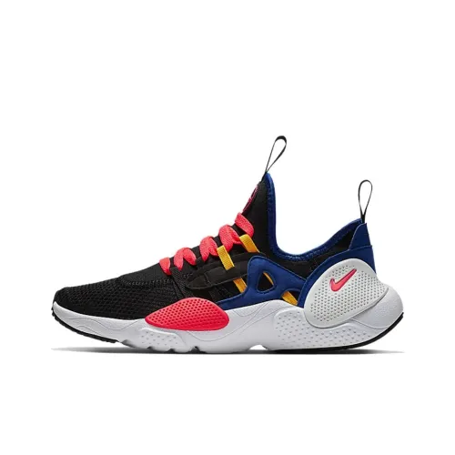 Nike Huarache E.D.G.E. TXT противоскользящий легкий амортизирующий низкий топ для бега детская обувь черный розовый подростки