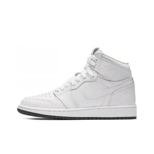 Jordan Air Jordan 1 Детские баскетбольные кроссовки Высокие Топы для школьного возраста