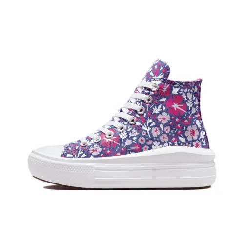 Converse Chuck Taylor All Star High Top Kids Кеды Фиолетовый Розовый Подростки