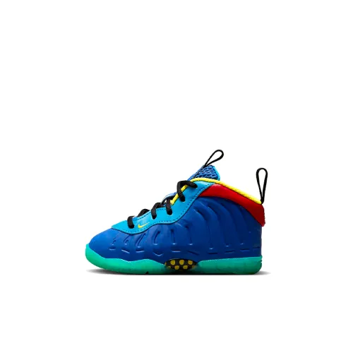 Nike Little Posite One Амортизация Противоскользящий Устойчивый к истиранию Водонепроницаемый MID Верх Обувь для малышей
