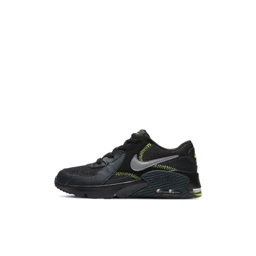 Nike Air Max Excee Kids Lifestyle Shoes Черный зеленый серый для детей от 3 до 7 лет