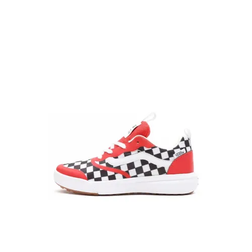 Vans Low Топ Детские Скейтбординги Красный Белый Черный для детей 3-7 лет