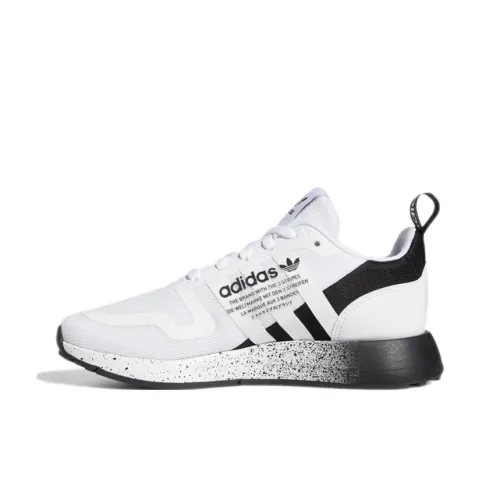 Adidas Originals MULTI J Устойчивые к истиранию низкие беговые кроссовки Белый Черный Подростки