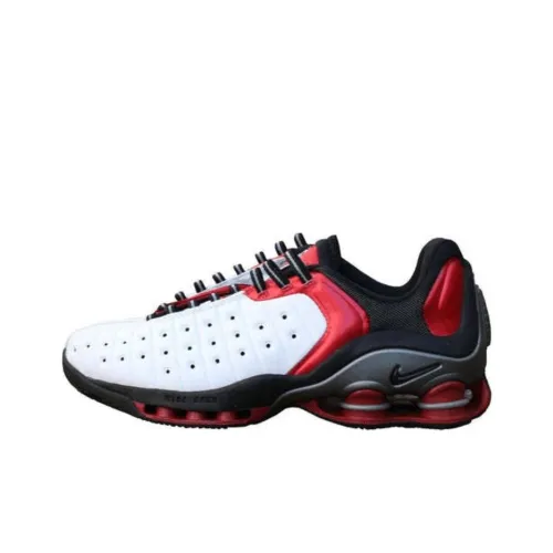 Nike Shox VC 2 Slip-resistant Abrasion-resistant Low Top Винтажные баскетбольные кроссовки Мужские Белый Черный Красный
