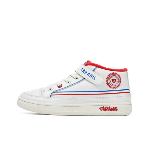 TARANIS Противоскользящие высокие детские скейтборды белые и красные для подростков