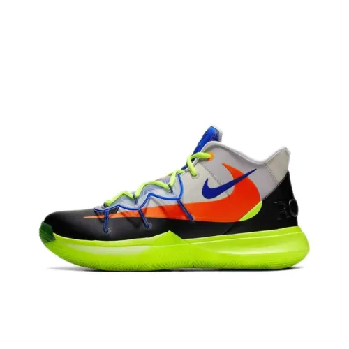 Nike Kyrie 5 Slip-Resistant Shock Absorbers Low Top Детские Баскетбольные Кроссовки Подростки