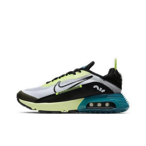 Nike Air Max 2090 Low Топ Детская Беговая Обувь Желтая Синяя