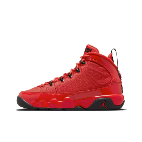 Jordan Air Jordan 9 Retro Chilean Red High Top Винтажные баскетбольные кроссовки Красный Подростки