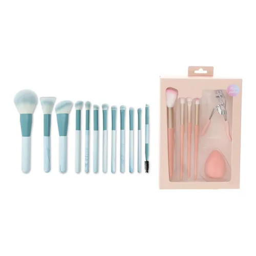 XIBI Цветочный Лазурь Кисть для макияжа и Губка Комбинация Набор Детали Мягкий