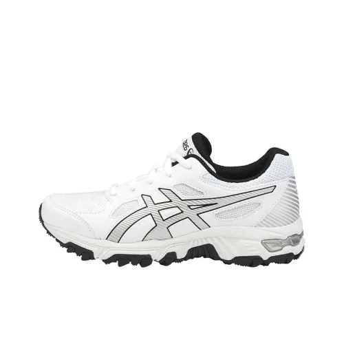 Asics Гель Trigger 12 Устойчивый к абразиву Низкий Топ Детская Беговая Обувь Белый Серый Подростки