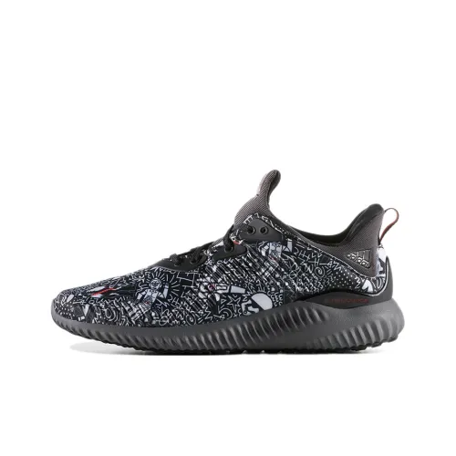 Adidas AlphaBounce Детская беговая обувь с низким верхом для школьного возраста