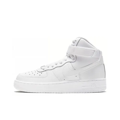 Nike Air Force 1 LE Дышащий Высокий Топ Детский Скейтбординг Белый