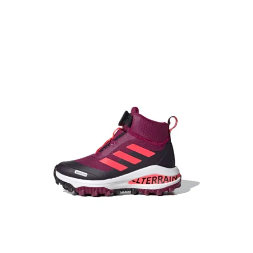 Adidas Fortarun BOA Atr BTW K Slip Resistant Anti KICK Crew Детские ботинки Фуксия Детский