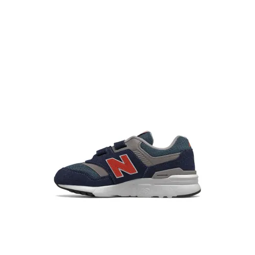 New Balance Hook and Loop 997H Детские повседневные кроссовки Морской синий для детей 3-7 лет