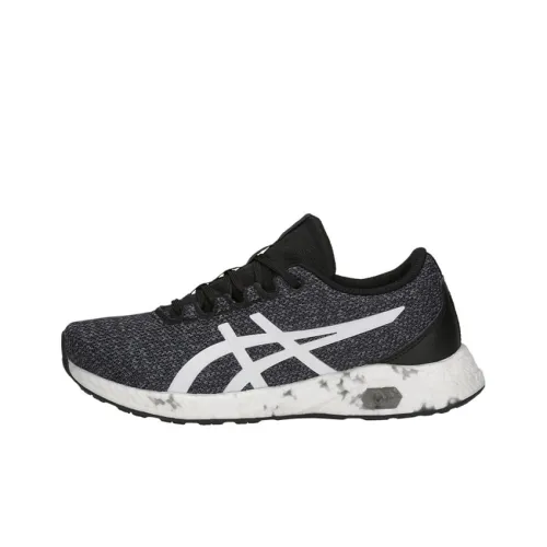 Asics Hypergel YU Амортизация Дышащий Легкий Низкий Топ Детские Беговые Кроссовки Черный Белый Подростки